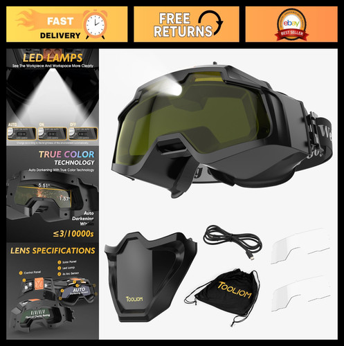 Auto darkening welding goggles - darkening,